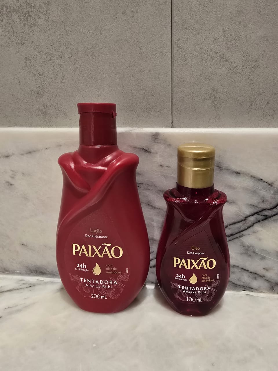 Hidratante e óleo Paixão Tentadora